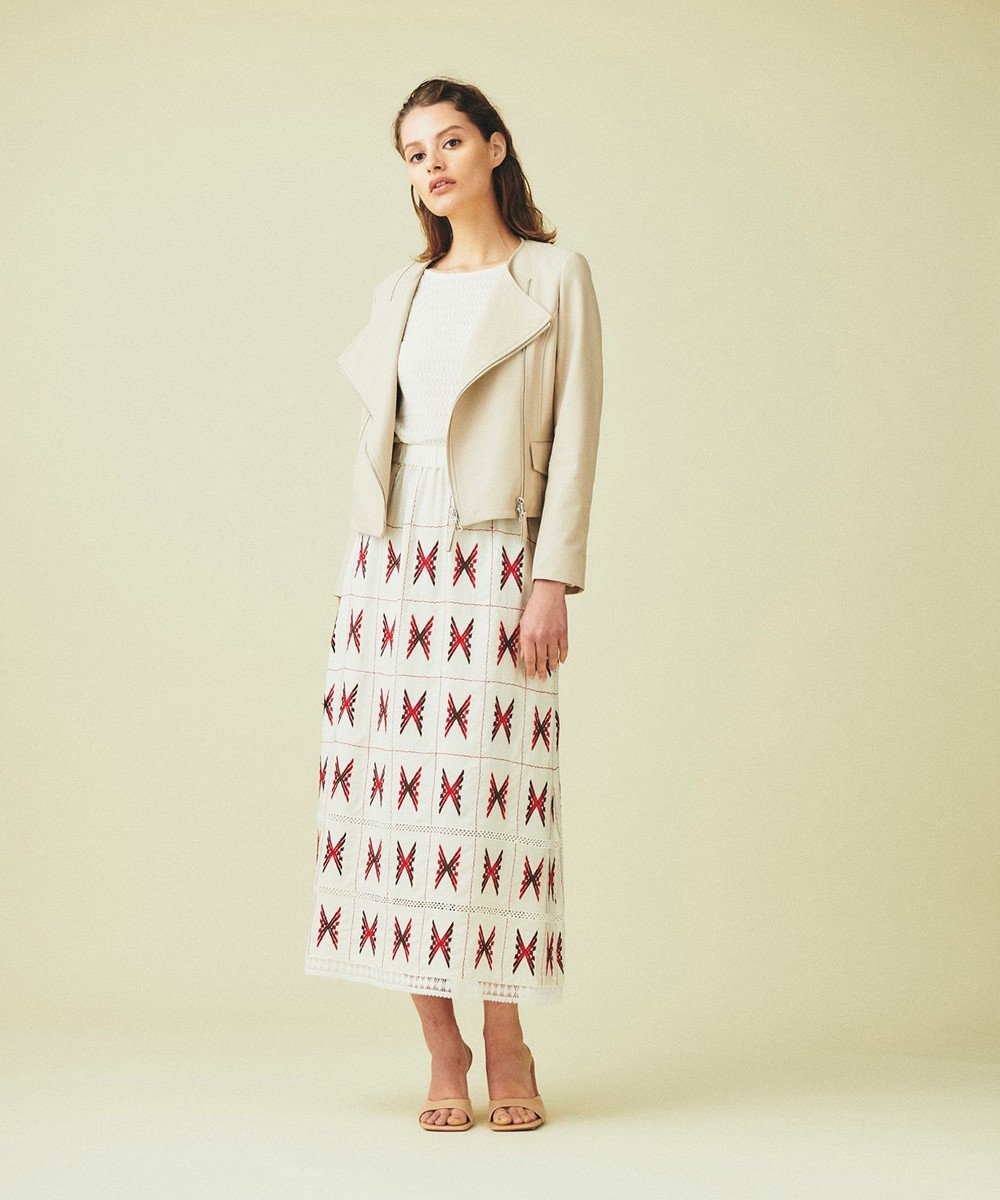 キカ刺繍ロングスカート / GRACE CONTINENTAL | ファッション通販