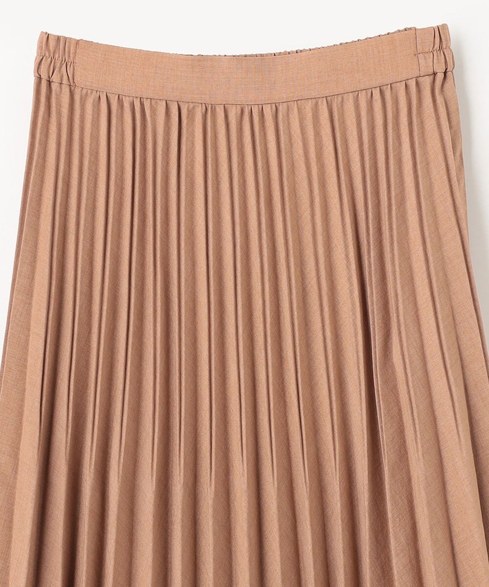 ANY 【ウエストゴム】リネンライクエアーヴィンテージ プリーツスカート 