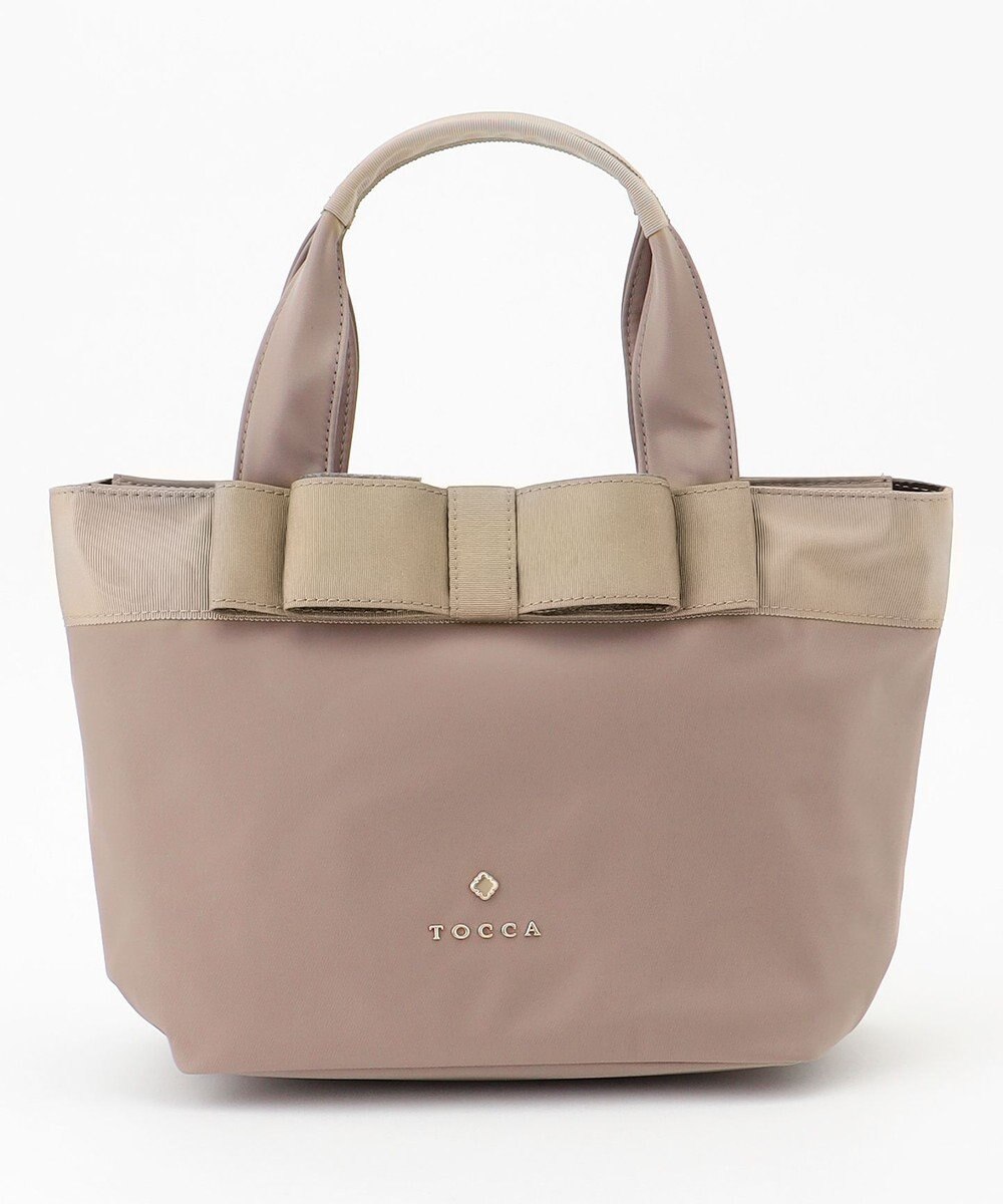 TOCCA 【大人百花掲載】【撥水】RIBBON BRICK TOTE M トートバッグ M 
