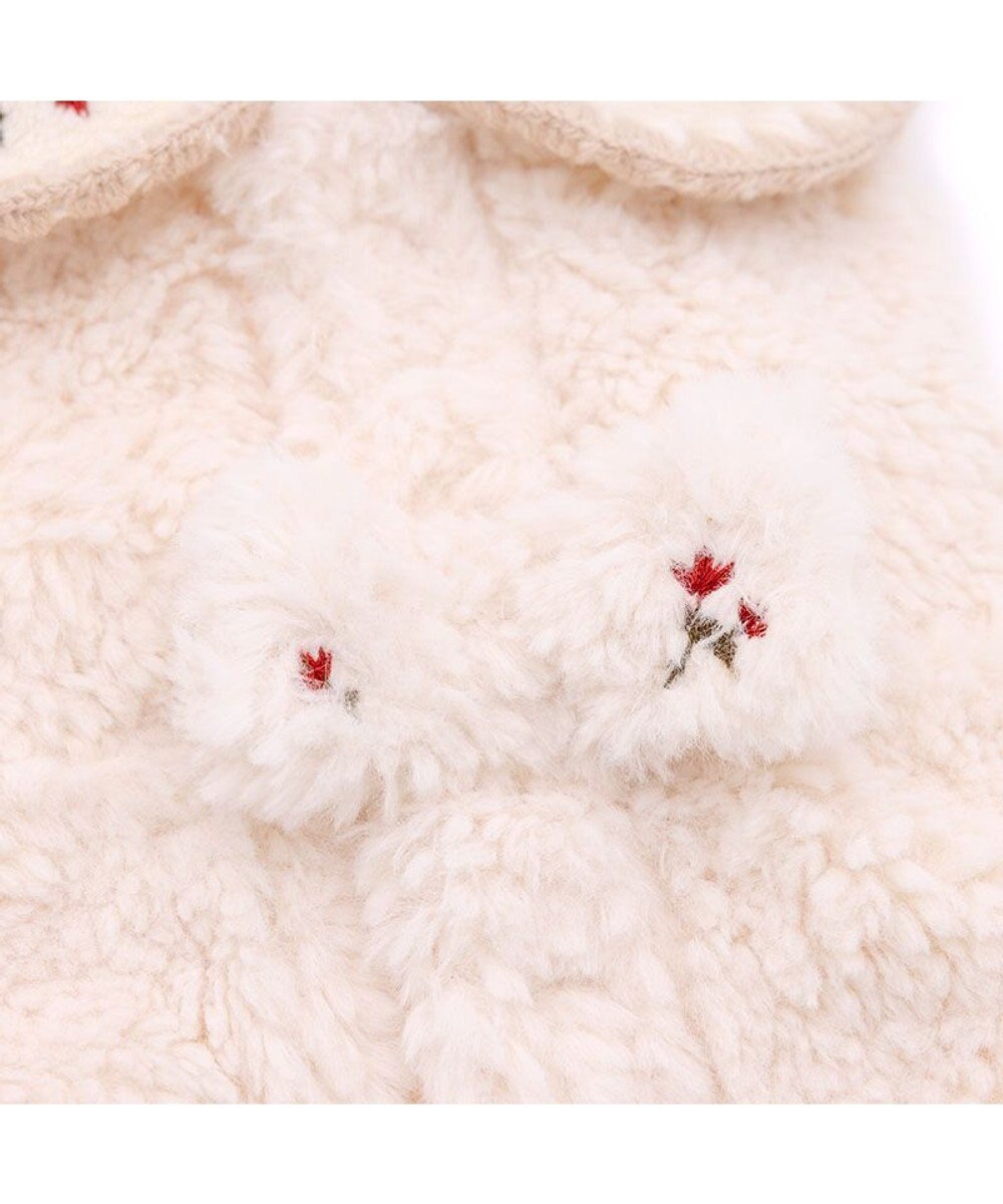 PET PARADISE ペットパラダイス お花刺繍 ボアベスト  中型犬 大型犬 