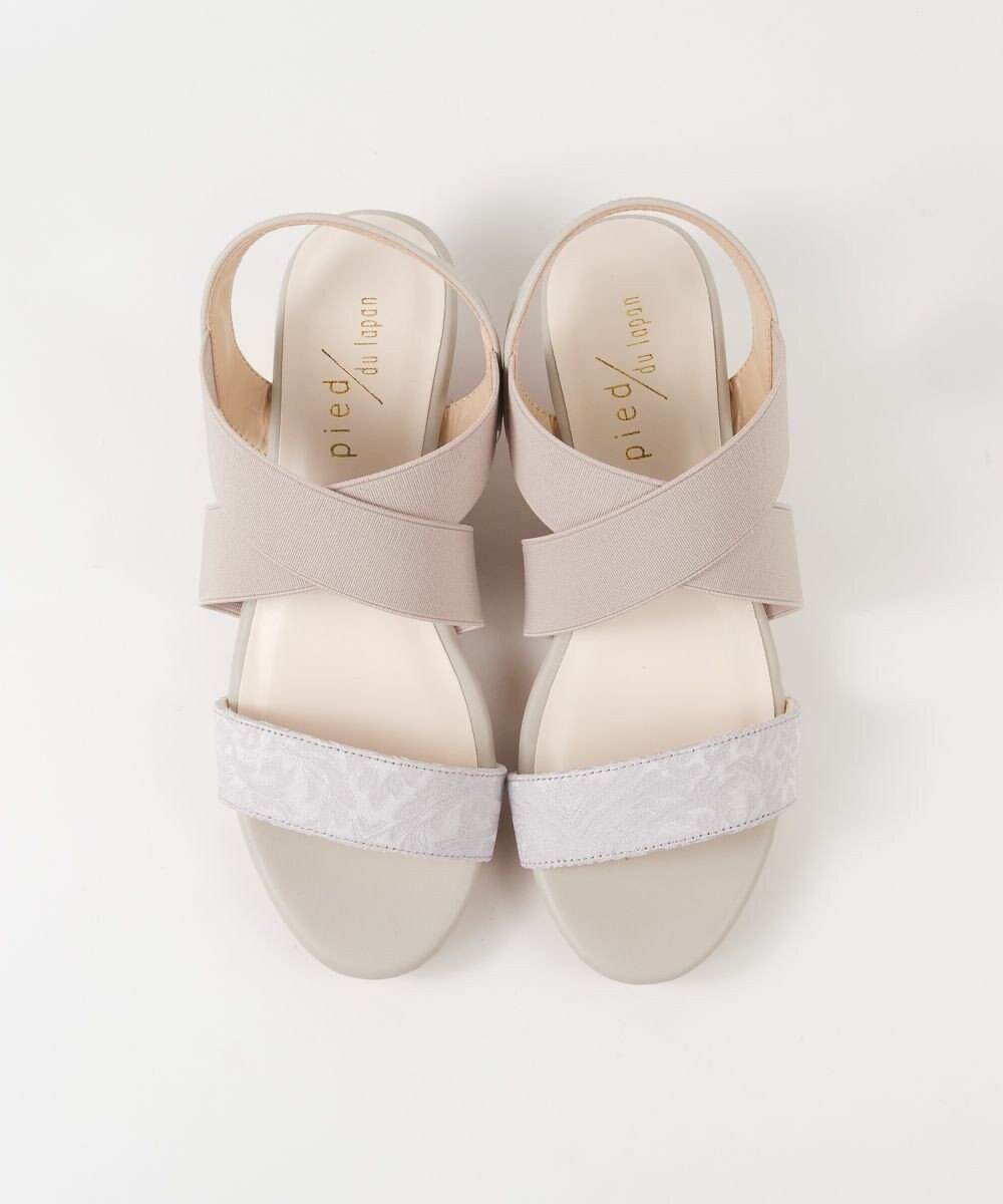 BONTRE 【pied du lapan/ピエドラパン】クロスベルトウエッジサンダル/50727ZI 