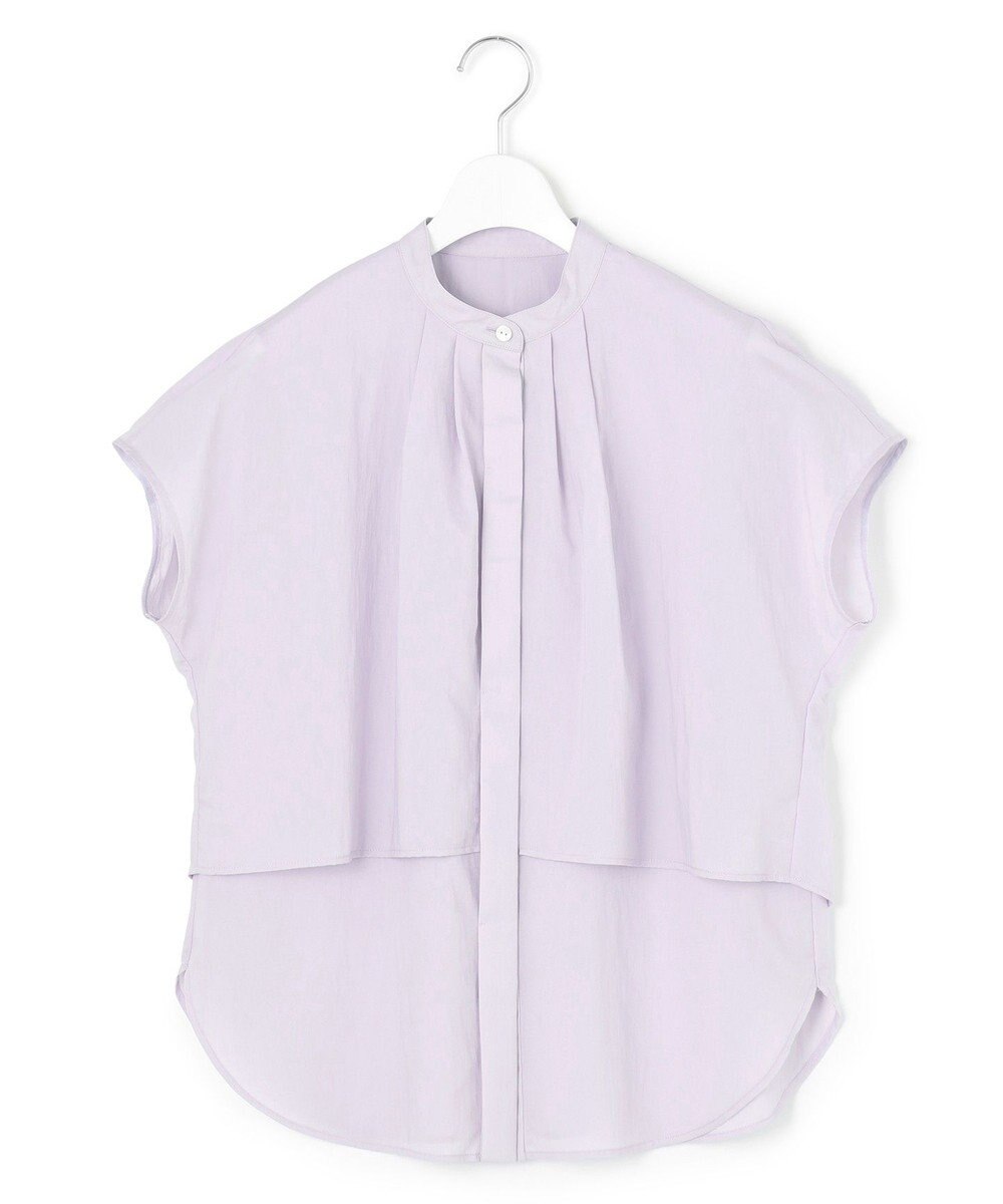 23区 S 【撥水加工/洗える】シアーナイロンツイル レイヤード ブラウス 