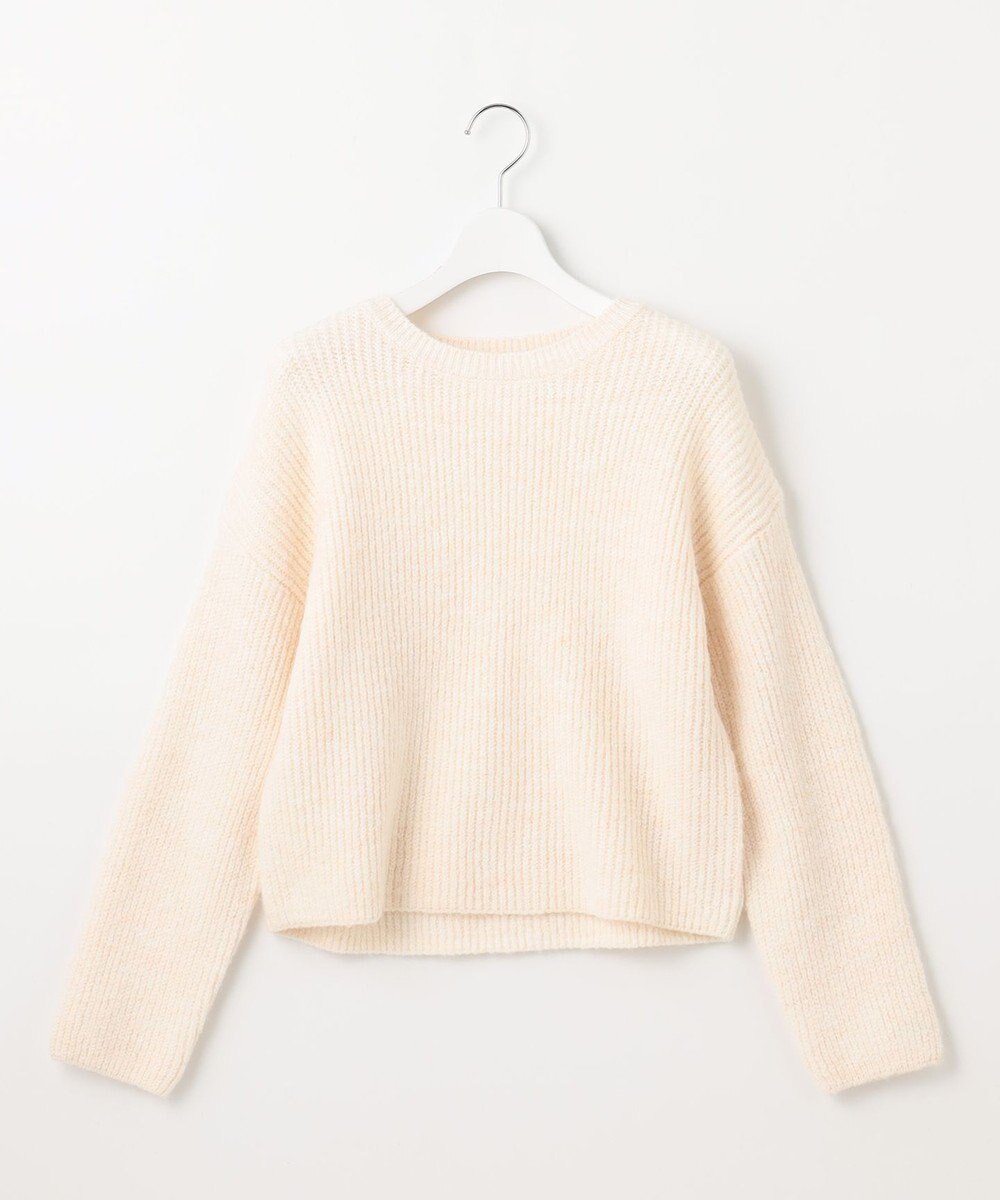 Feroux 【洗える】片畦プルオーバーニット 