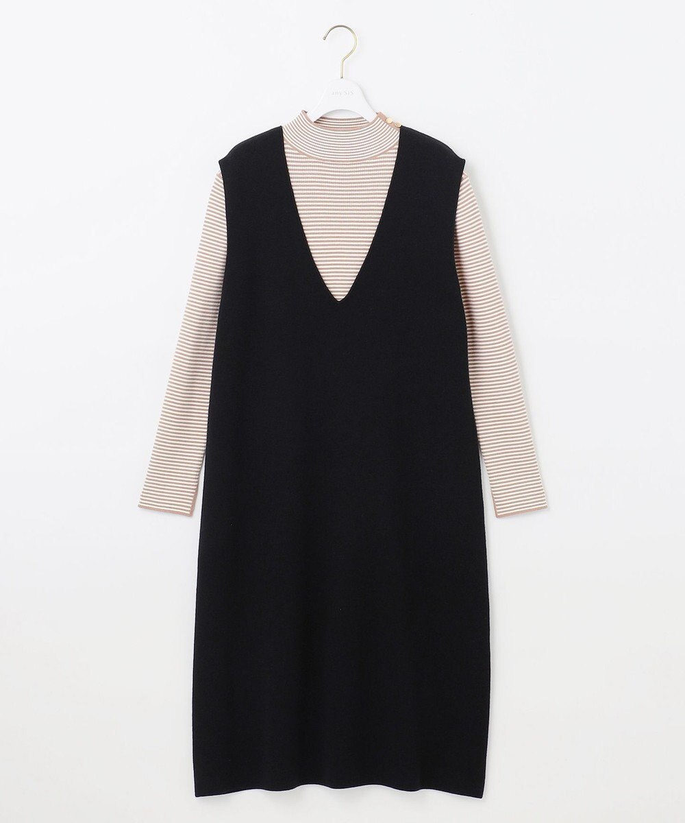 ANY SIS 【大人百花掲載 ヨンアさん着用】2SET ニットジャンスカ セット 