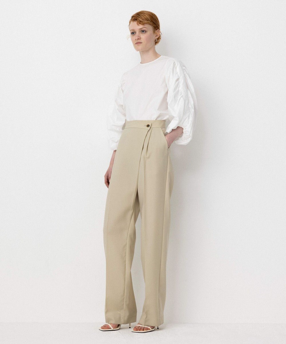 NAVE 【Nave・セットアップ可】ウールポリエステルツイルパンツ 