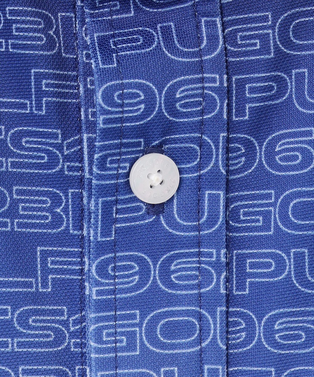 23区GOLF 【MEN】【UVケア/吸水速乾】グラデーションロゴ 半袖ポロシャツ 