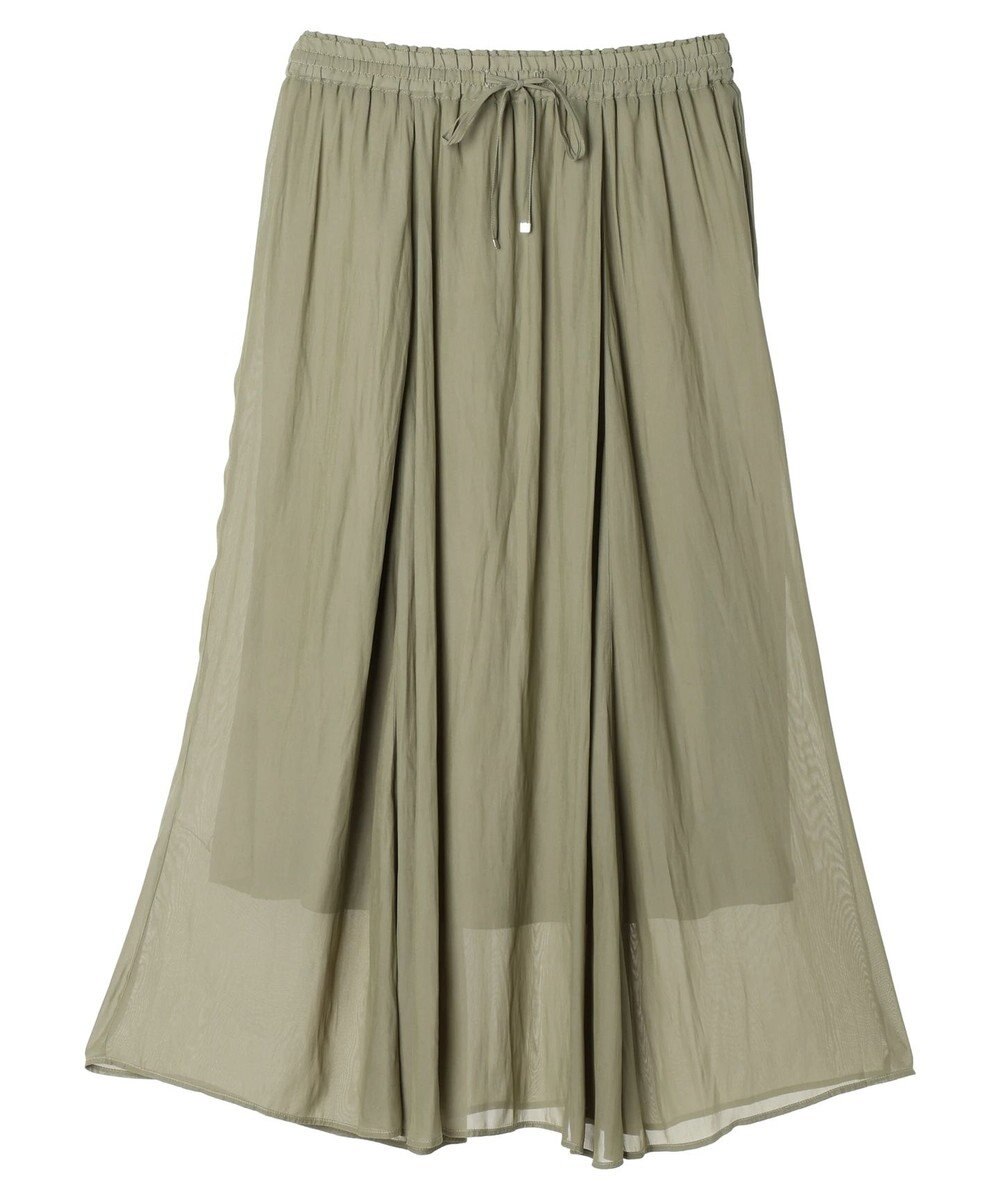 Green Parks サラフレギャザースカート 