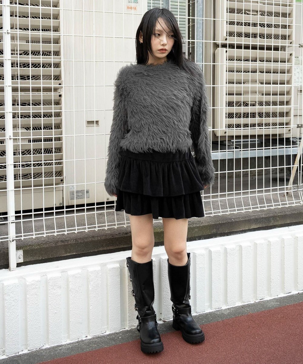 WEGO ベロアフリルスカパン 