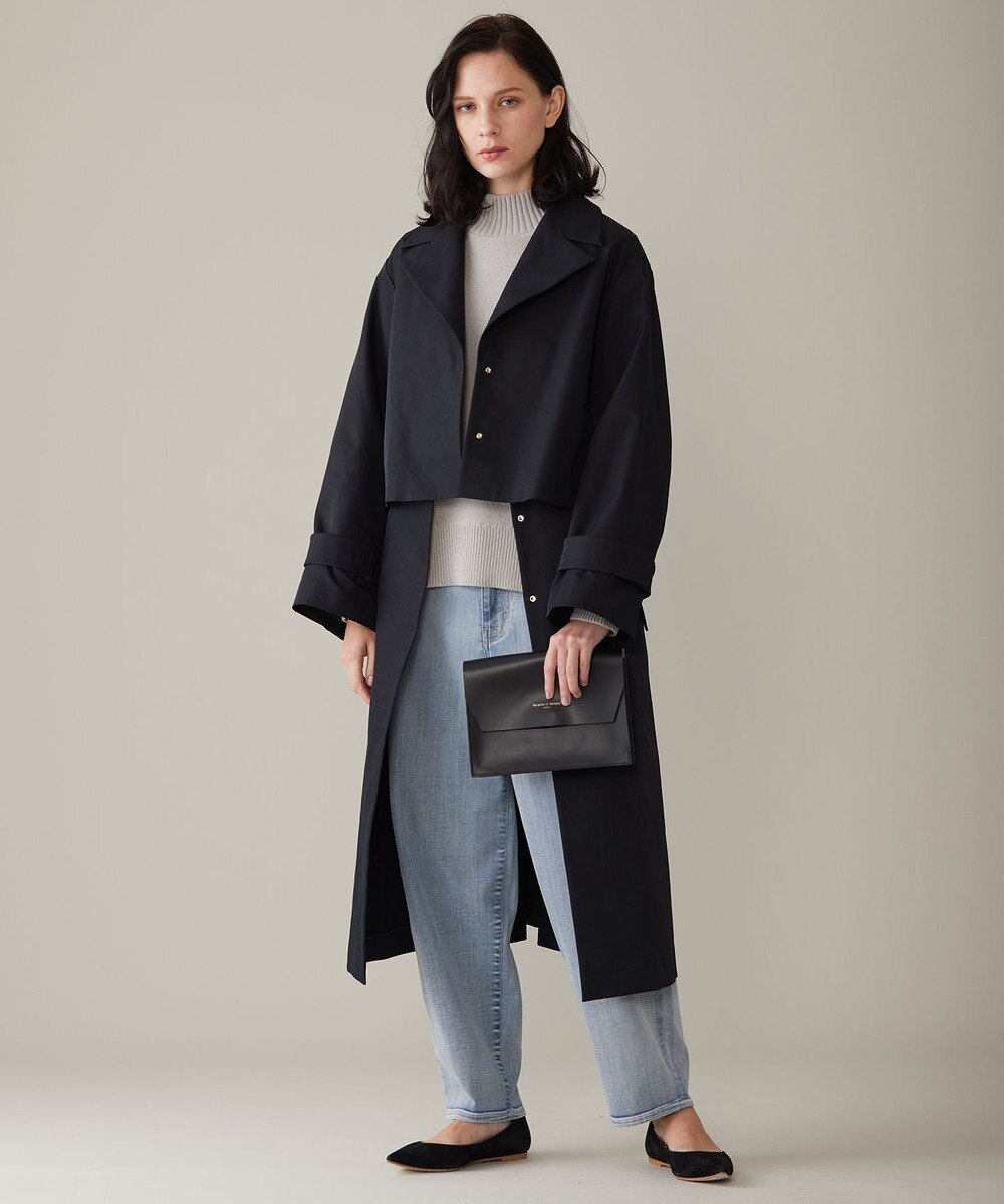 自由区 【洗える】スパングルミドルゲージ ニット 