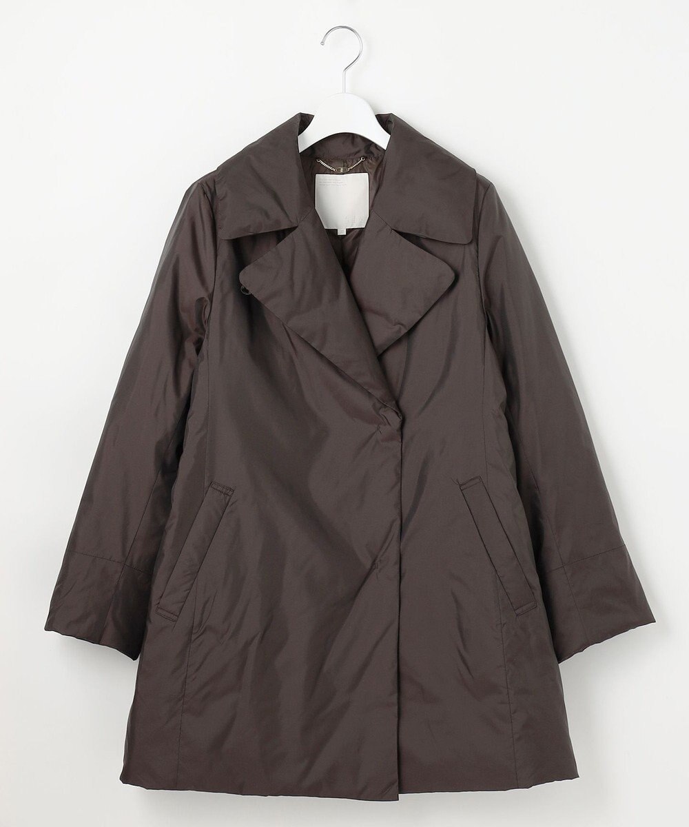 自由区 S 【撥水加工・洗える】ステッチレスダウン コート 