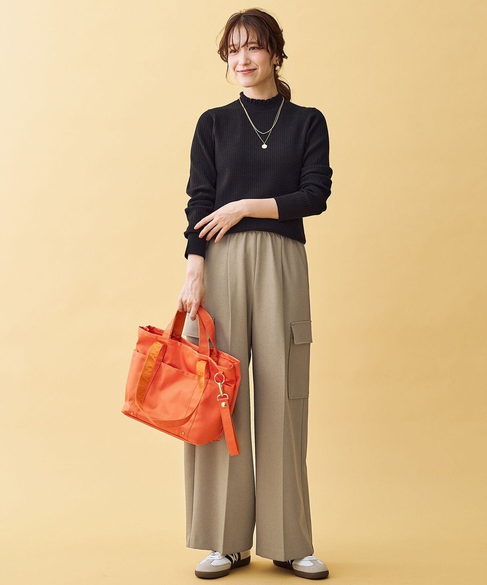 ANY L 【ウエストゴム】カーゴタックパンツ 