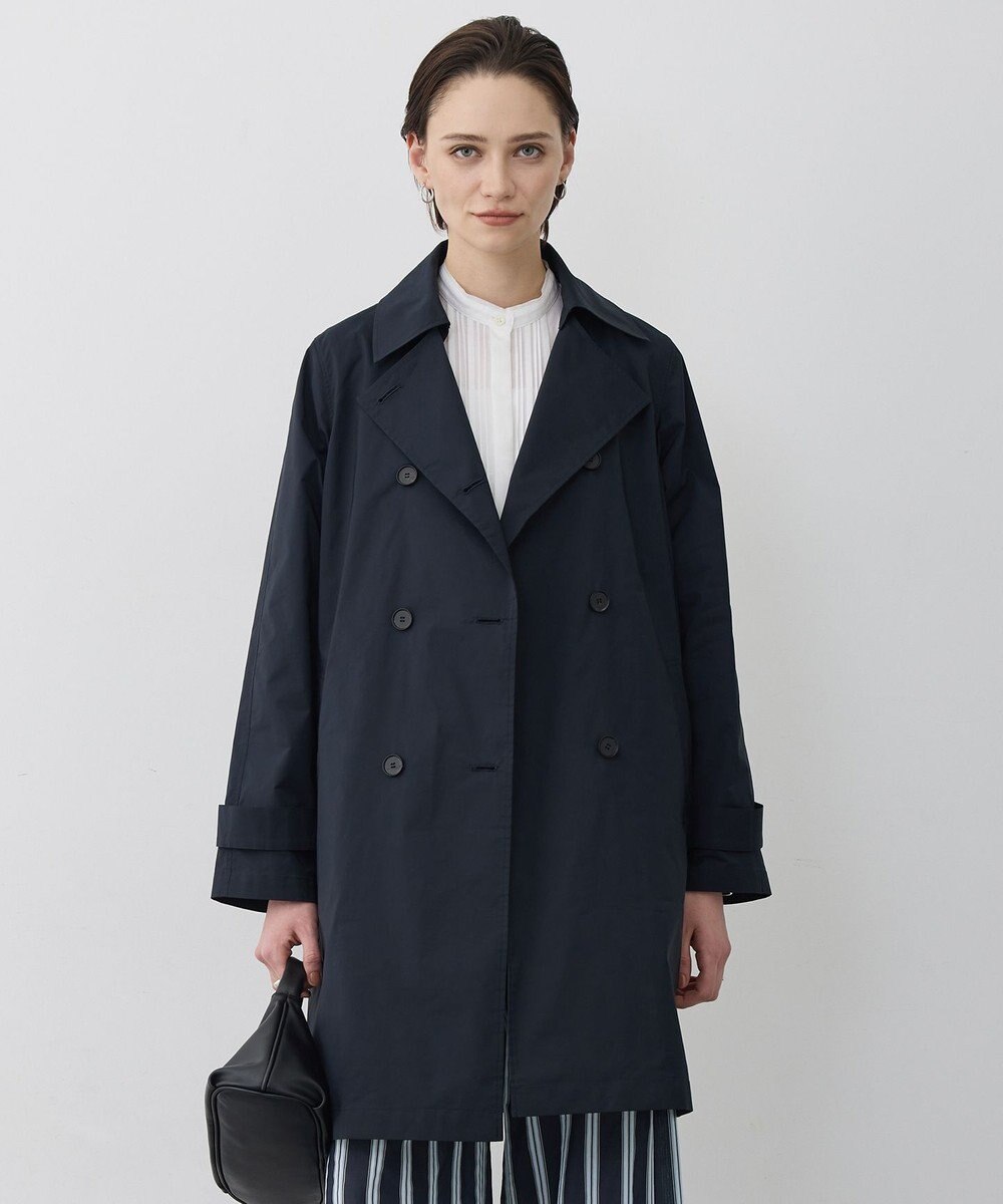 ICB 【2WAY仕様】メモリーストレッチタフタ トレンチコート 