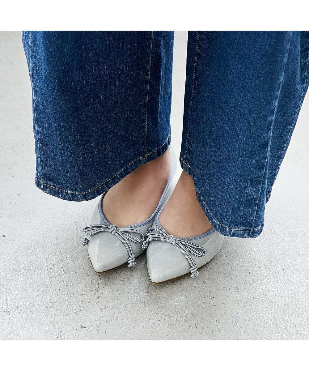 MODE ET JACOMO <MODE ET JACOMO>リボンバレエシューズ 