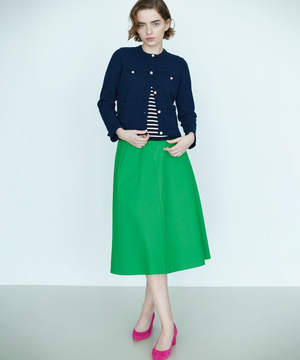 組曲 ミニブークレーツイードニットジャケット 