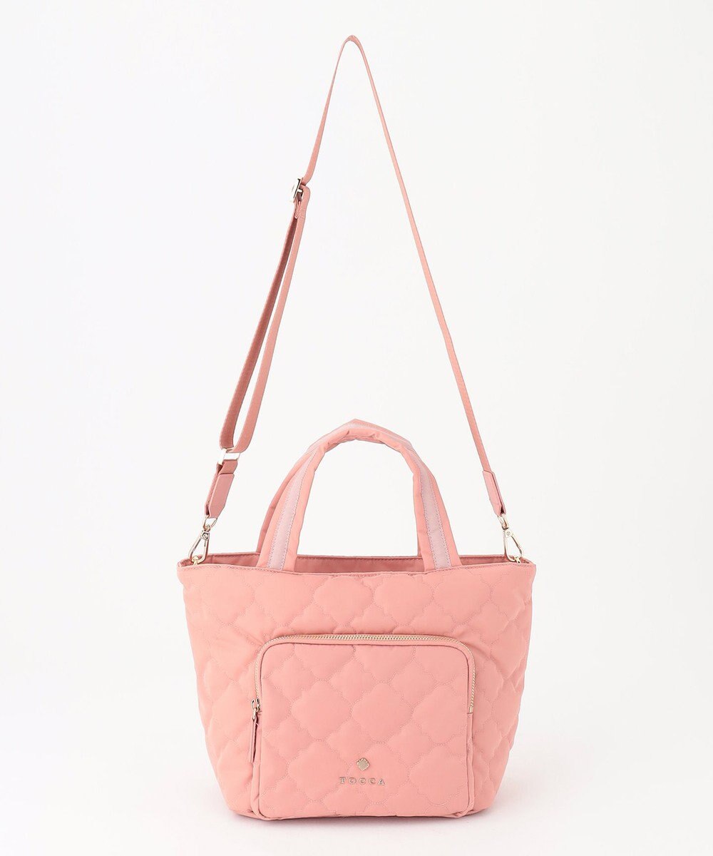 TOCCA 【撥水】CHECKER CLOVER QUILT BAG トートバッグ 