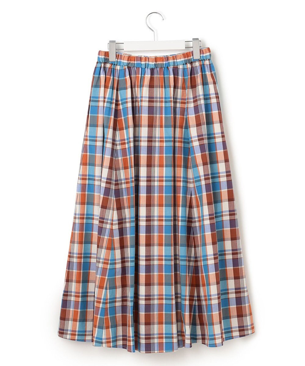 J.PRESS YORK STREET 【WOMEN】チェックフレアスカート 