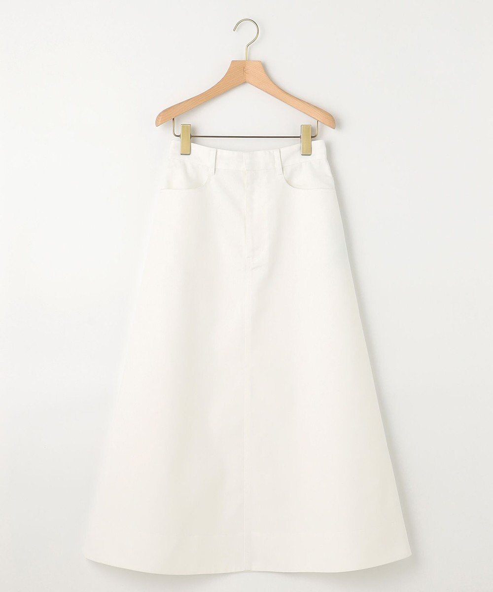 組曲 【洗える】デニムライクギャバ スカート 