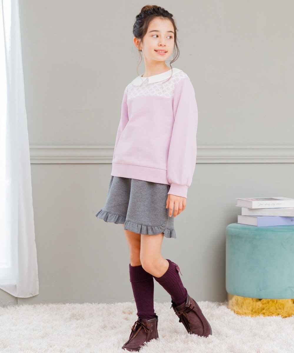 組曲 KIDS 【110-140㎝】レース トレーナー 