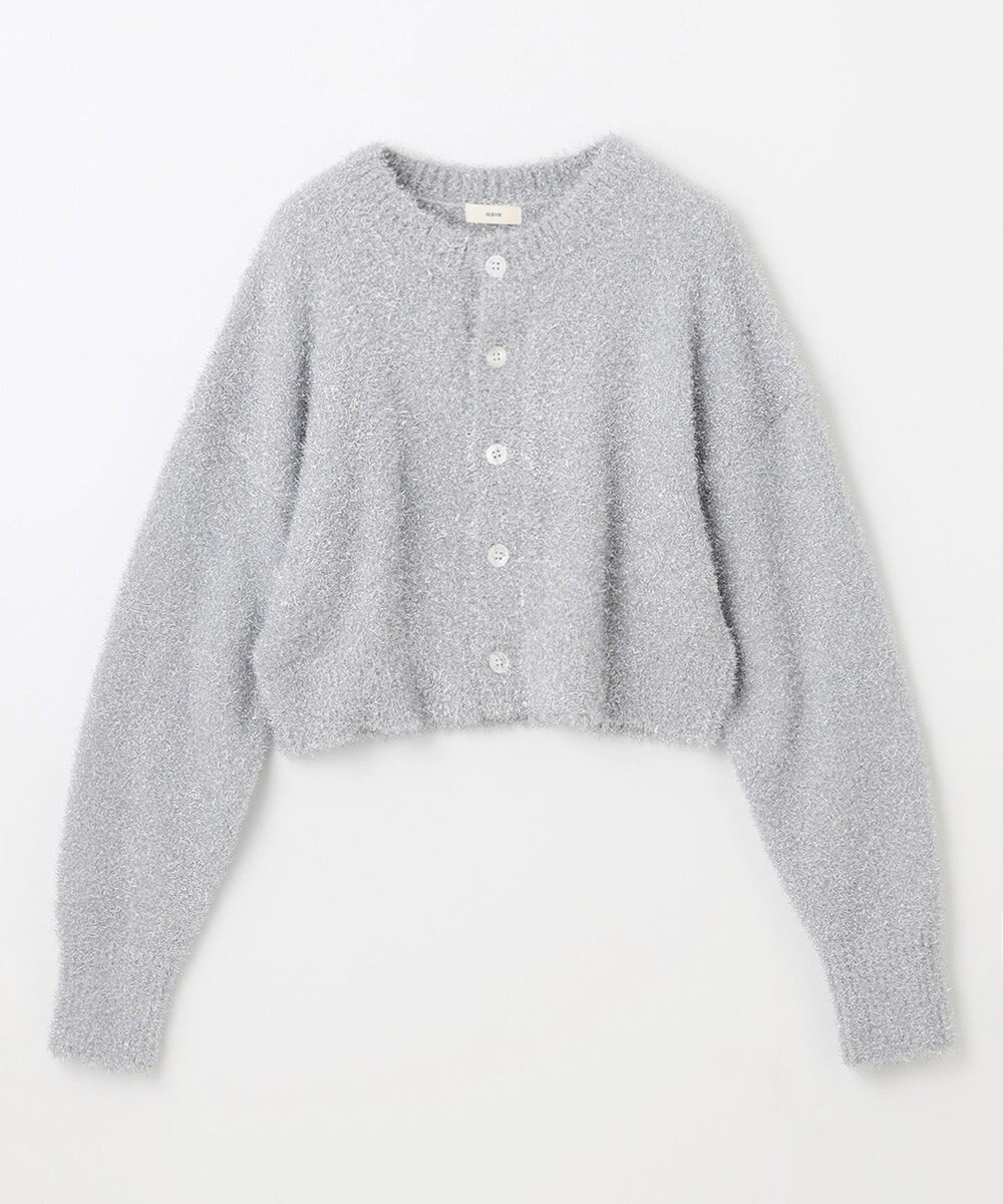NAVE 【Nave・洗える】ラメニット カーディガン 