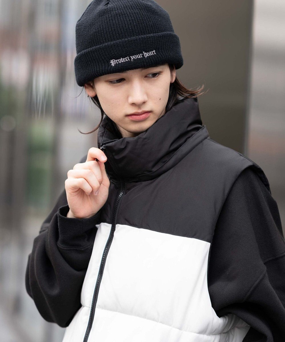 WEGO 【25年秋冬新作/ユニセックス着用ITEM/MLサイズ展開】2WAYパファーベスト 