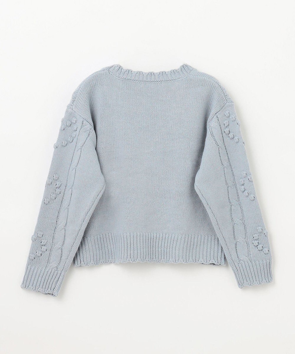 ANY KIDS ハート ニット カーディガン 