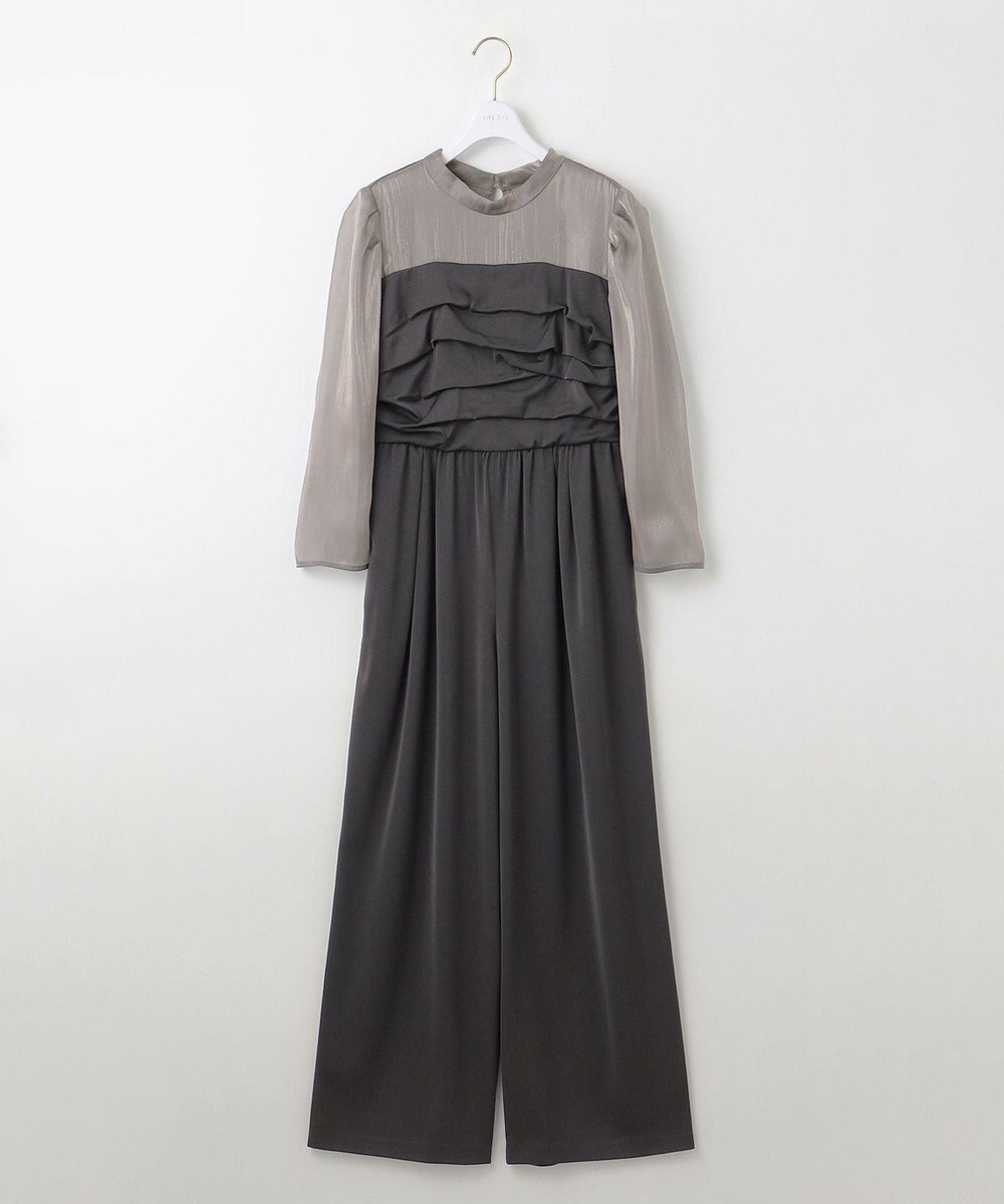 ANY SIS 【洗える】デザインタック コンビネゾン 