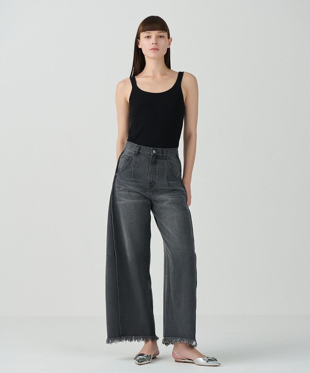 GRACE CONTINENTAL カーヴィデニムパンツ 