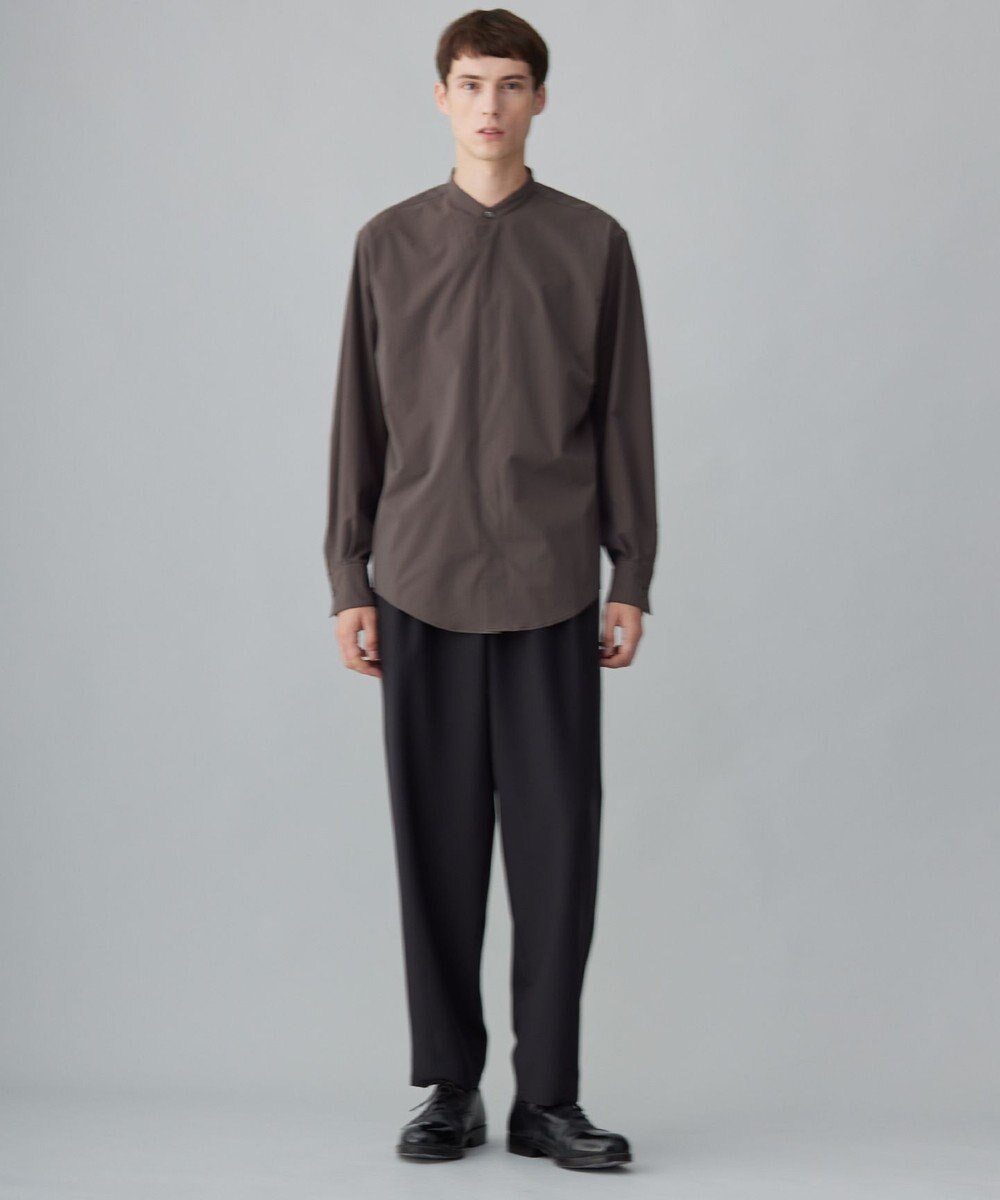 UNFILO MENS コンフォート バンドカラーシャツ  [24年秋冬商品] 