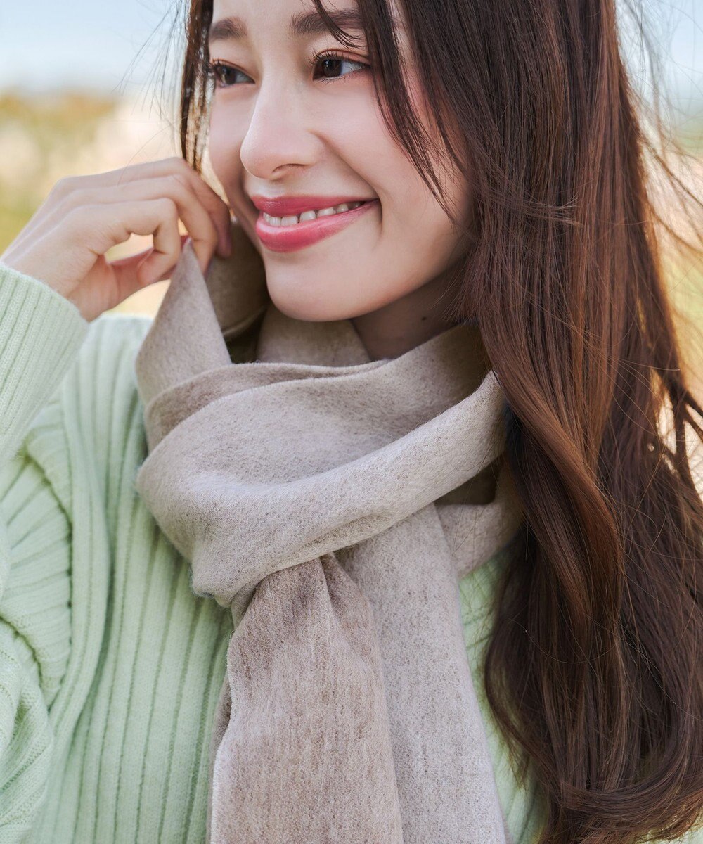 Tiaclasse 【ウール100％】リバーシブルマフラー 