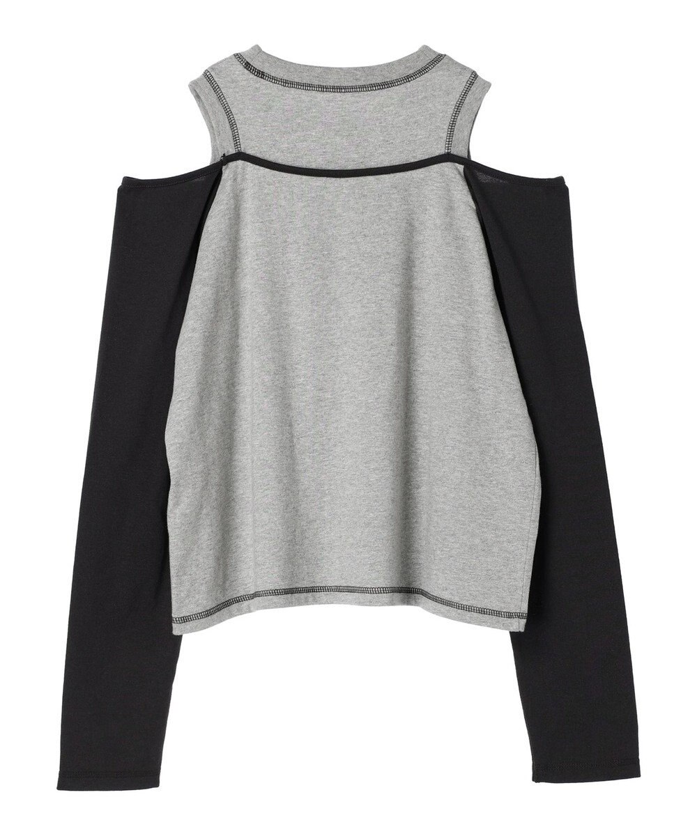 Green Parks ＥＧＯＩＳＴ　肩開きロゴ長袖プルオーバー 