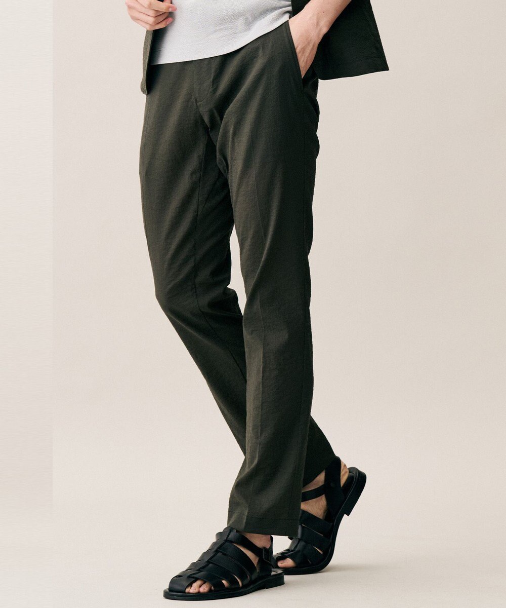 JOSEPH ABBOUD 【ウエストも伸びる!・ストレッチ】 ハイパワーピケストレッチ パンツ 26SSモデル 