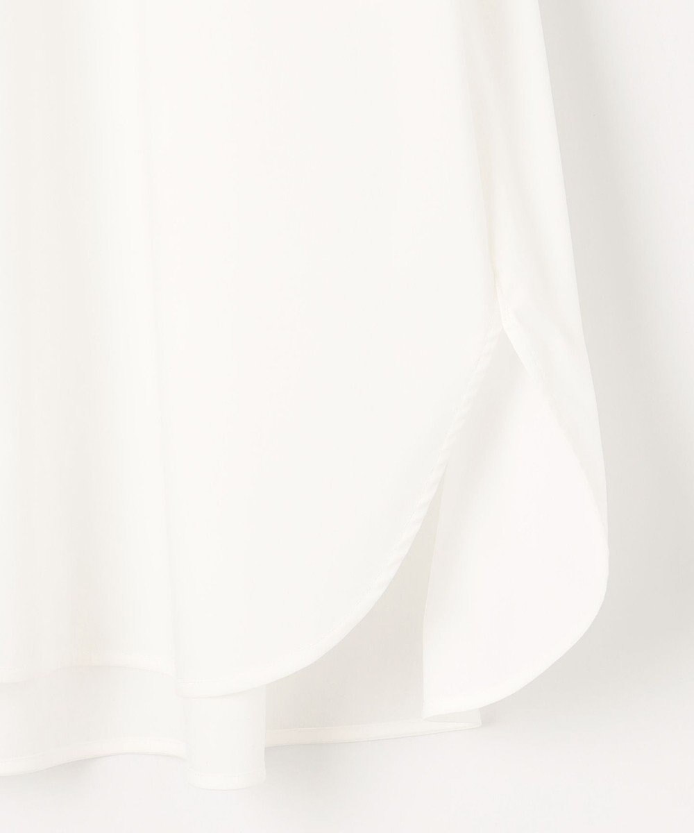 組曲 L 【KUMIKYOKU NAVY】スタンドフリルシャーティング ブラウス 