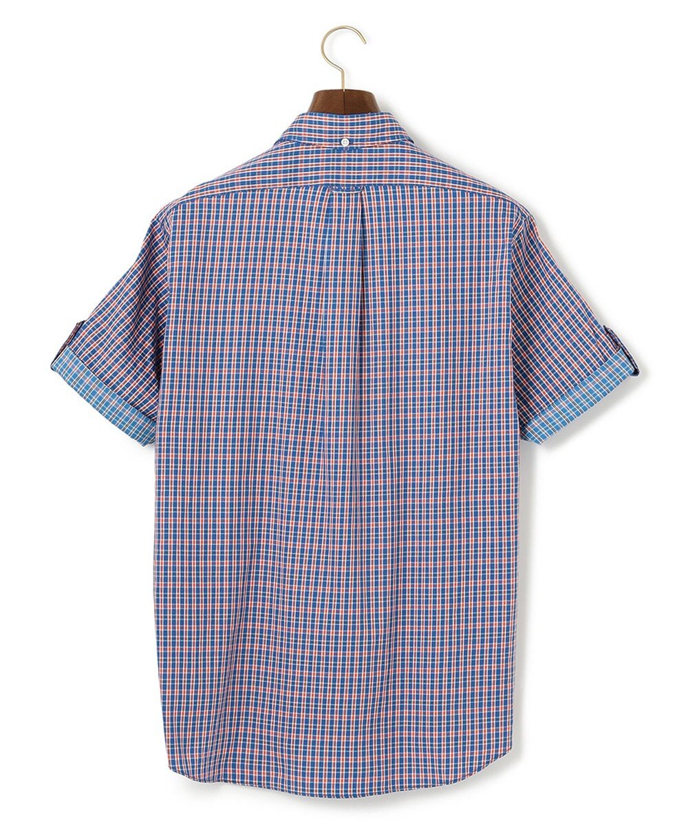 J.PRESS MEN オーガニックコットンダブルチューブマルチチェック シャツ 