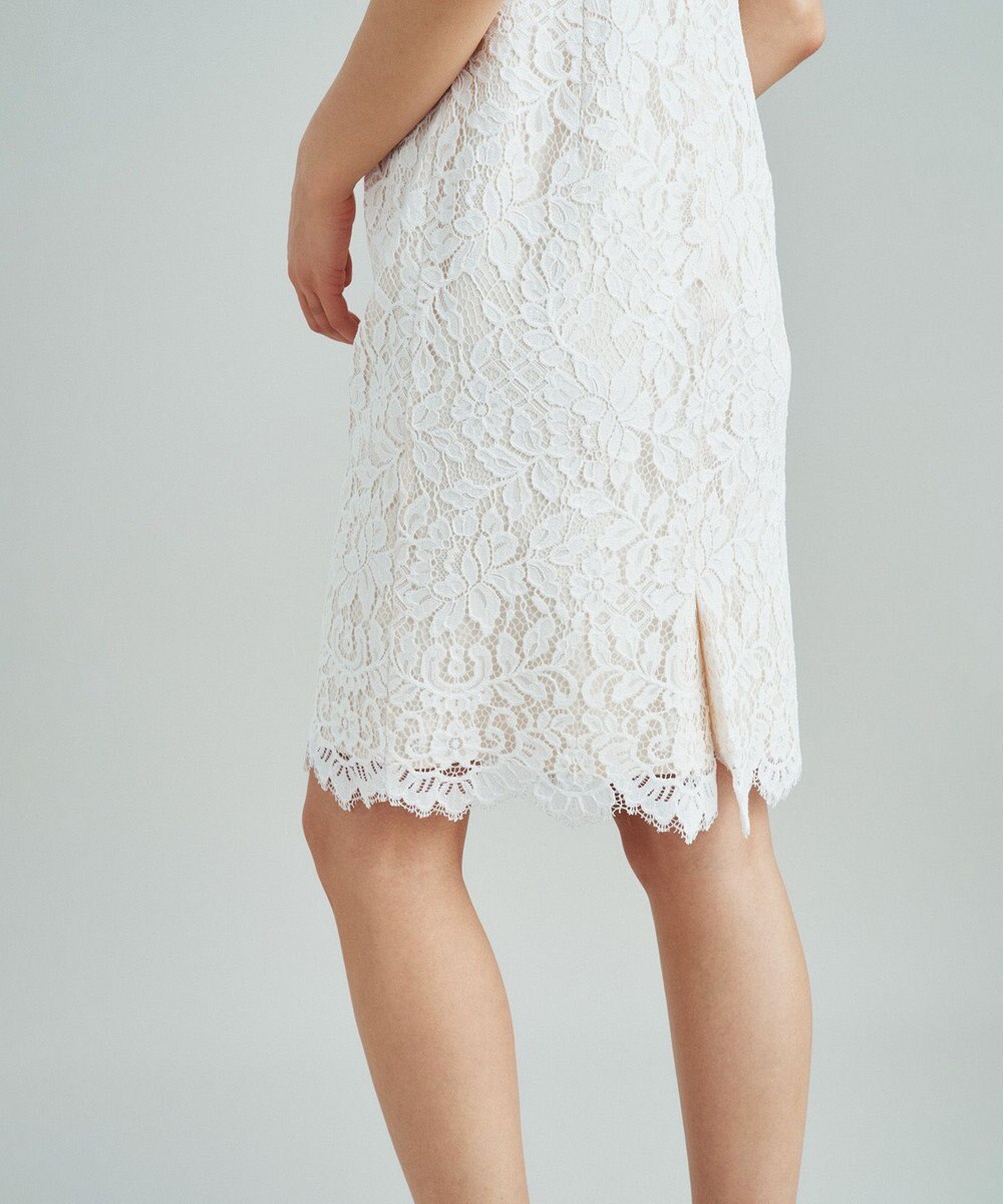 GRACE CONTINENTAL レースタイトドレス 