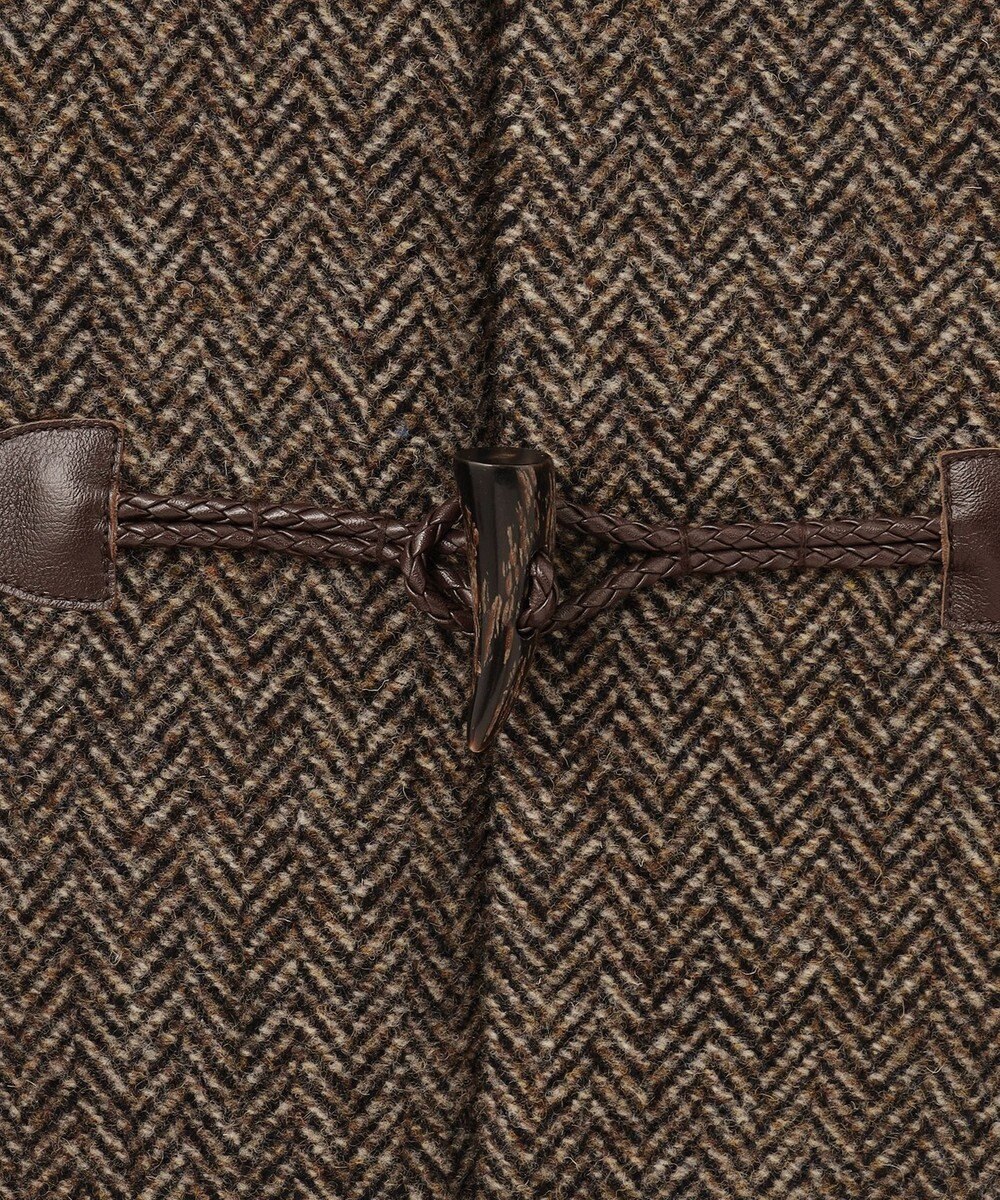 JOSEPH ABBOUD 【キングサイズ・軽量/シェットランドツィード/インポート素材】 シェットランドツィード ダッフルコート 