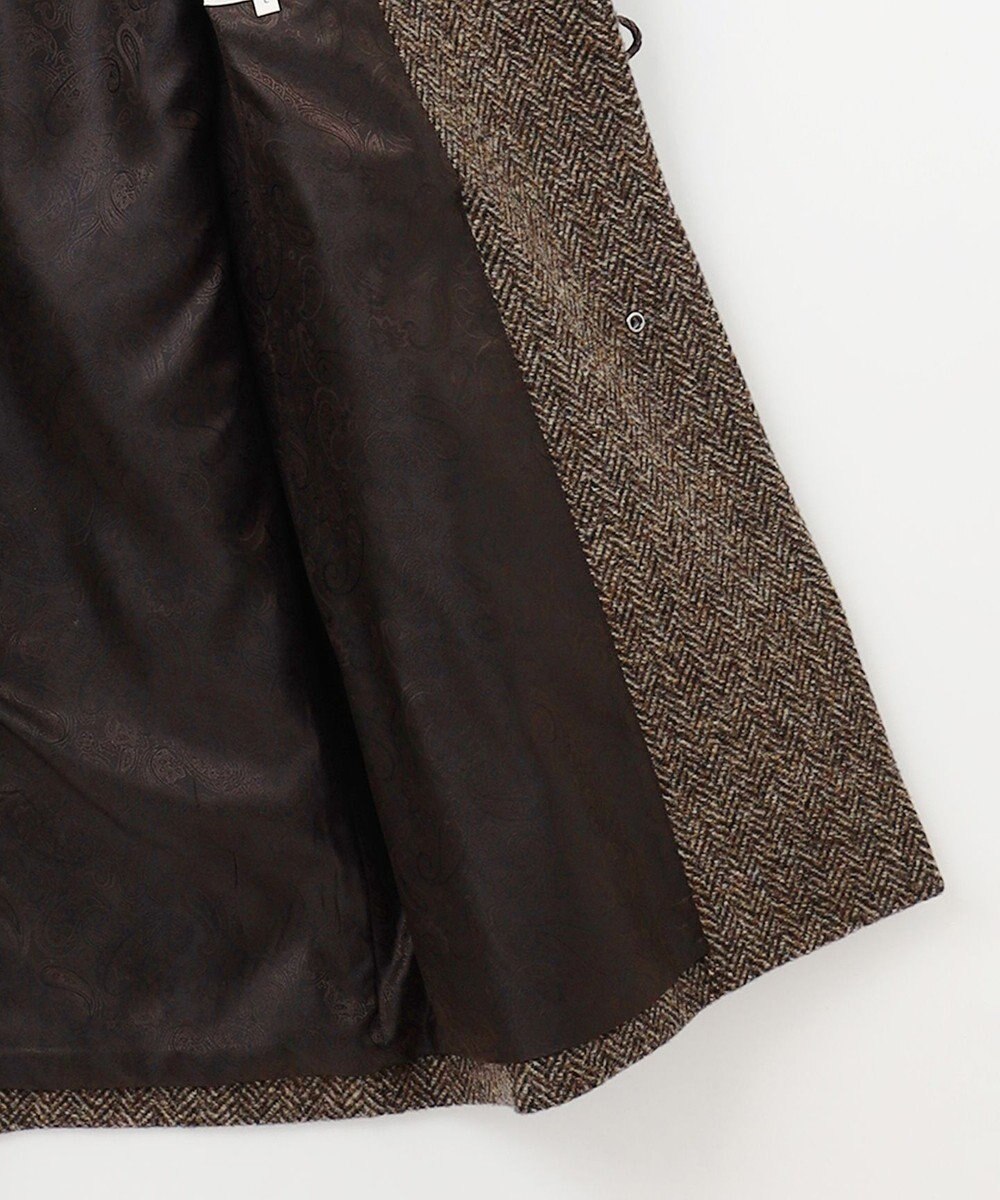 JOSEPH ABBOUD 【キングサイズ・軽量/シェットランドツィード/インポート素材】 シェットランドツィード ダッフルコート 