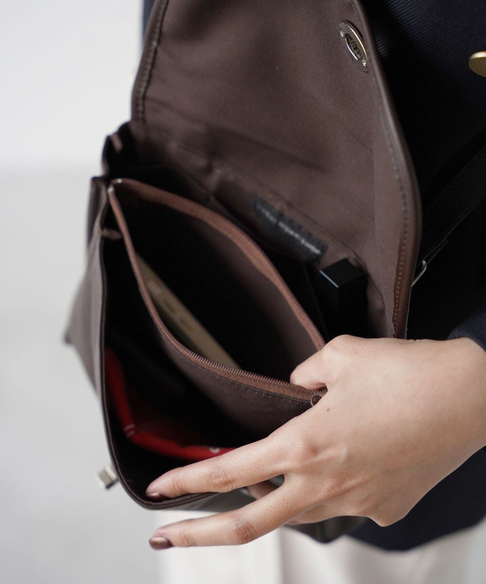 YUSHI Bon chic - SHOULDERBAG 革のショルダーバッグ 