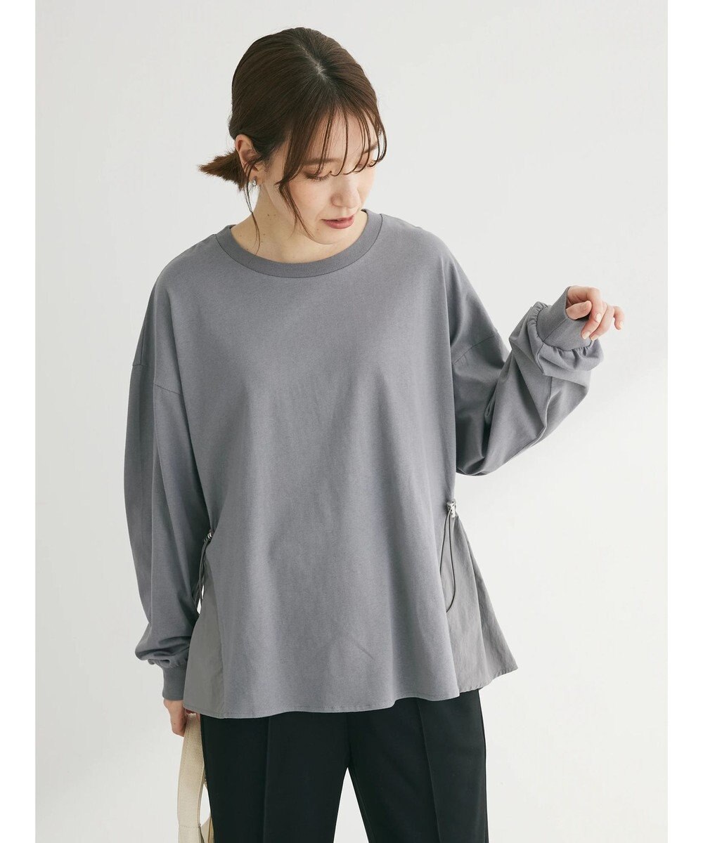 Green Parks ドロストドッキング長袖プルオーバー 