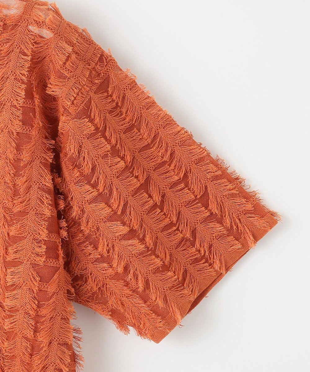 自由区 S 【セットアップ対応・洗える】シアーカットジャカード ニット 