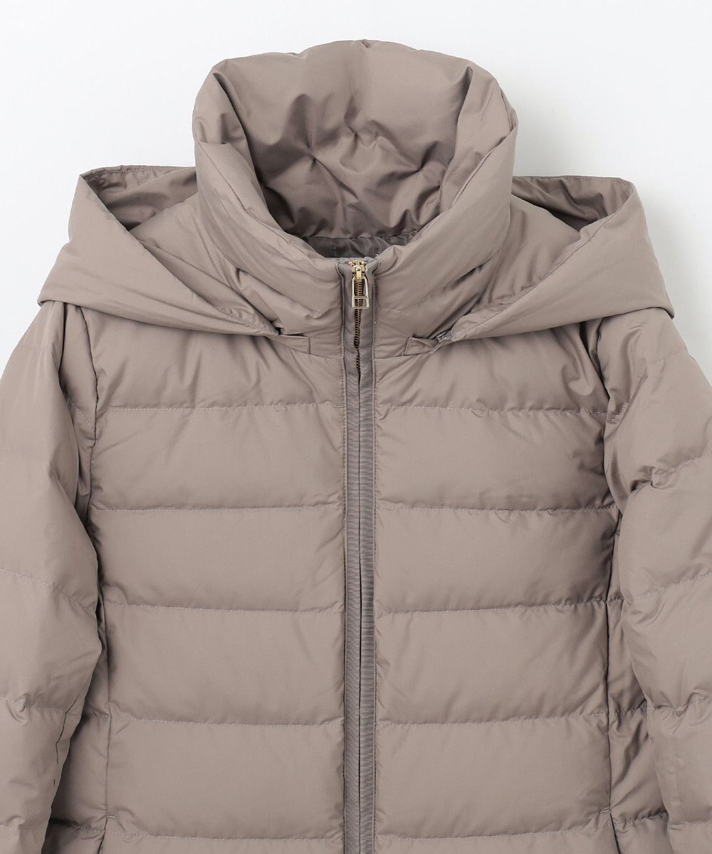 ANY 【洗濯機可能/羽毛100%使用/撥水/フード取り外し可能】楽映えリッチミドル丈ダウン 