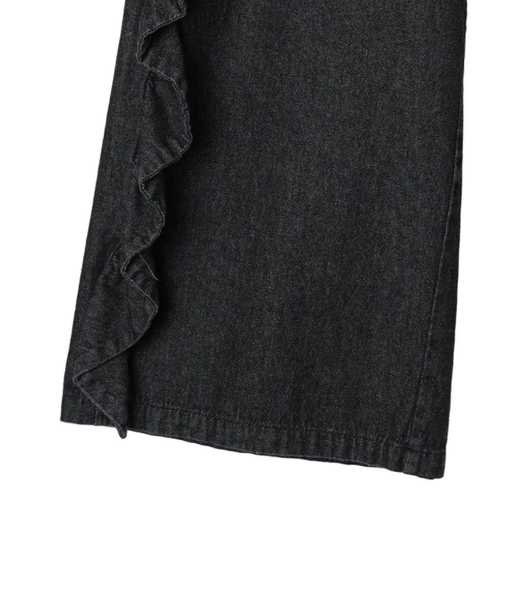 Green Parks ■ＥＳＣＡＲ　デニムサイドラッフルパンツ 