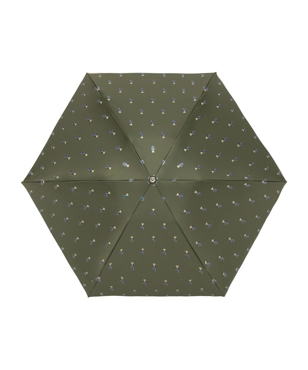 MOONBAT 【 遮光率100％/遮熱/UV/軽量】POLO RALPH LAUREN（ポロ ラルフローレン）晴雨兼用日傘   PORO BEAR ポロベア 裏カラー 折りたたみ傘 