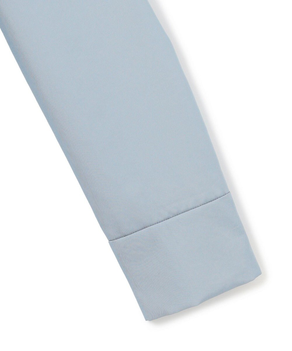 ICB L 【WEB限定・洗える】シルキーツイル  クロップドシャツ 