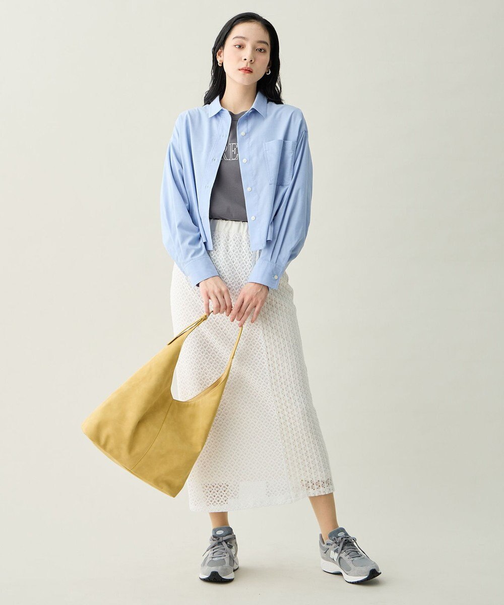 ANY L ANYクロップドシャツ 