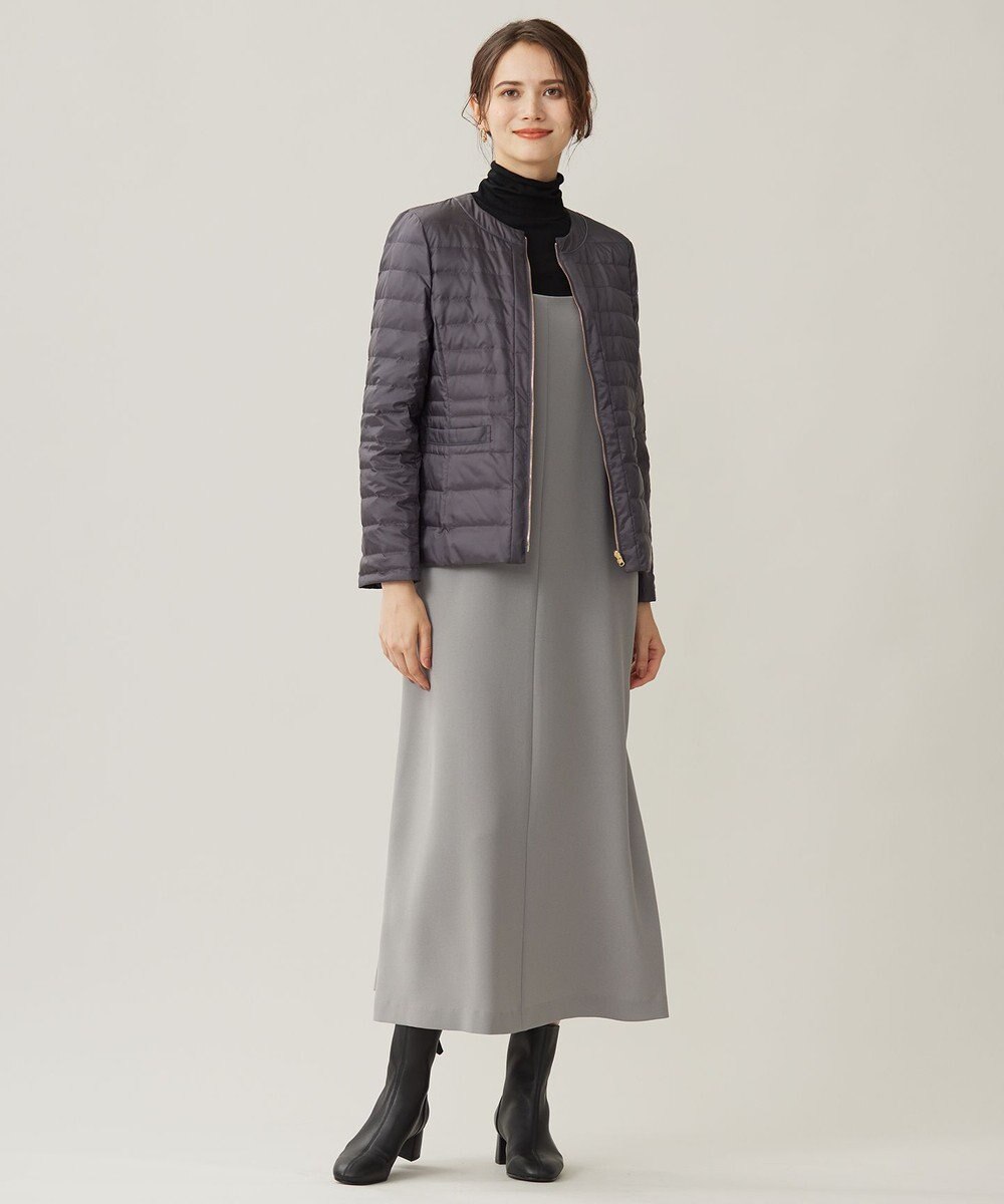 自由区 【洗える】リバーシブルライトダウン ジャケット 