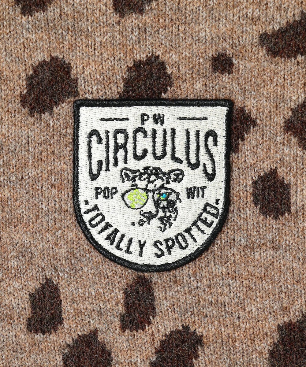 PW CIRCULUS 【WOMEN】SNOW LEOPARD柄フーディー 