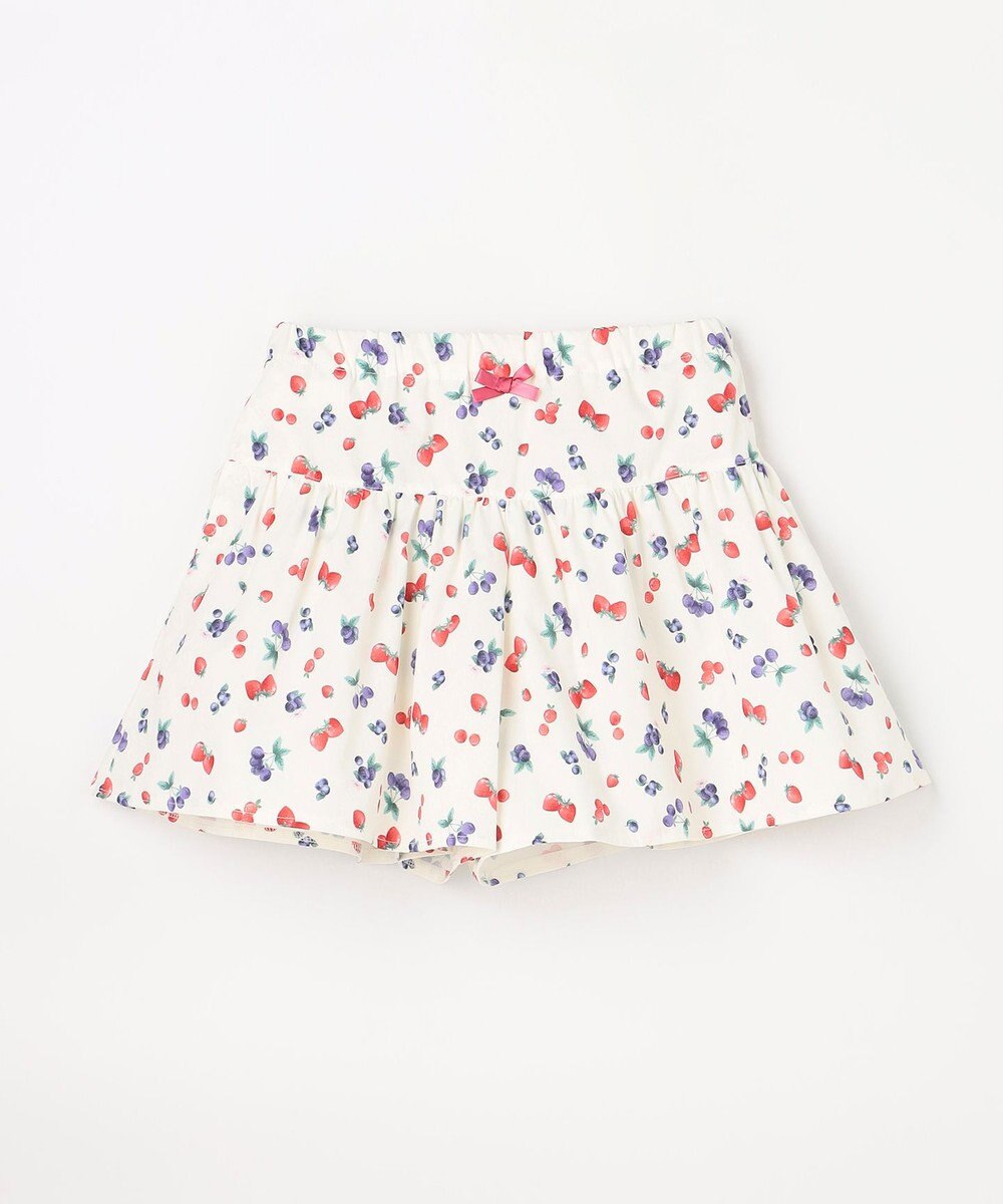 ANY KIDS 【洗濯機可能】総柄フルーツ キュロット 