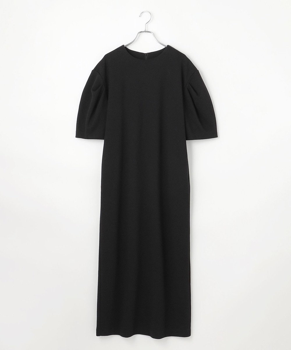 #Newans 【セレモニーにも/洗濯機可】パフスリーブロングワンピース​ 