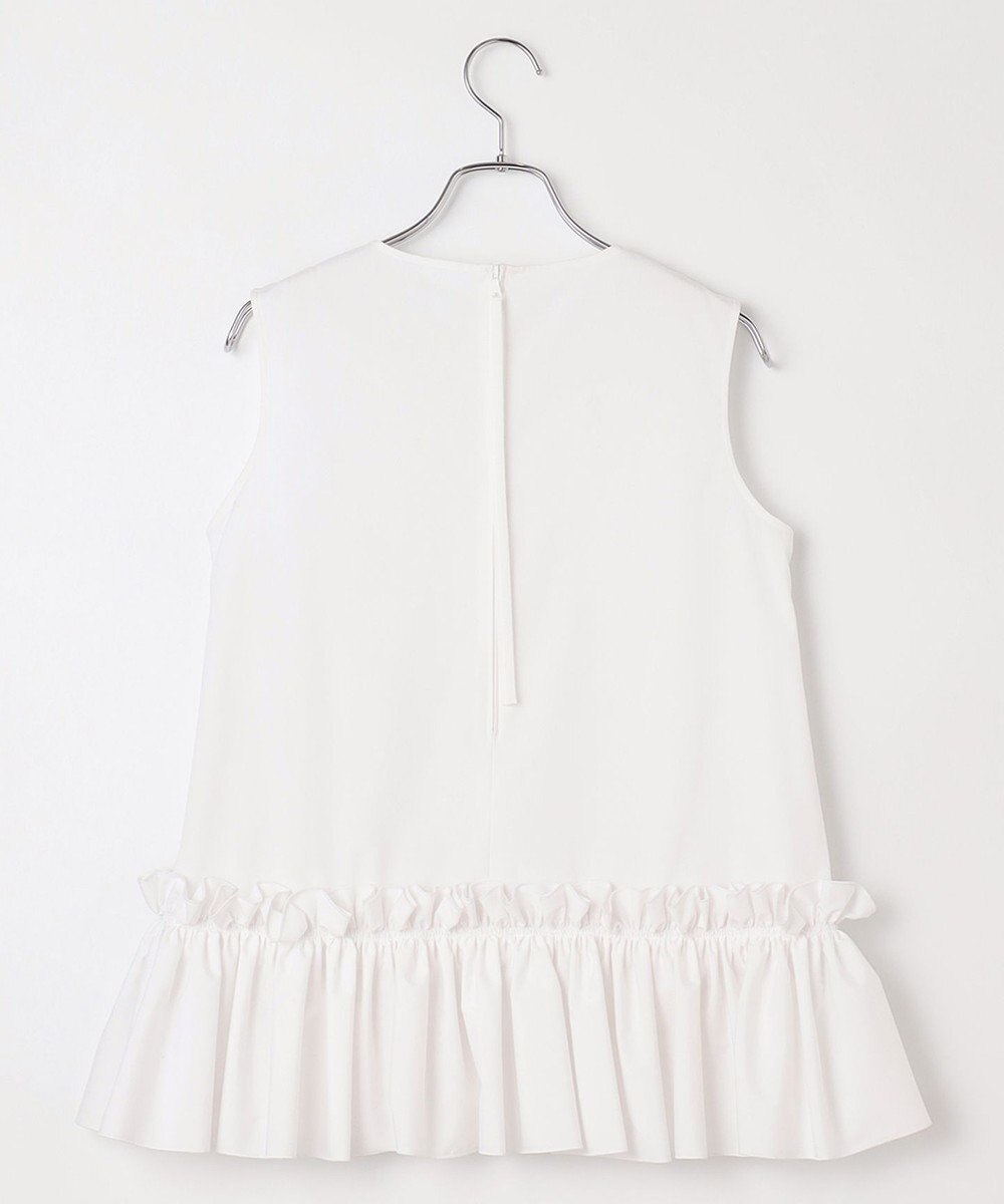 #Newans タックフリルヘムシャツ 