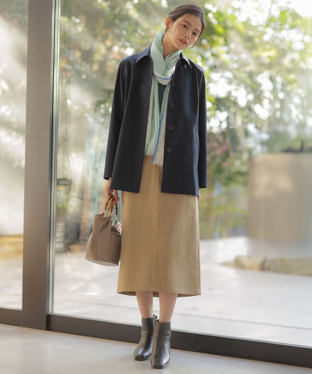 J.PRESS LADIES チノストレッチ ナロー スカート 